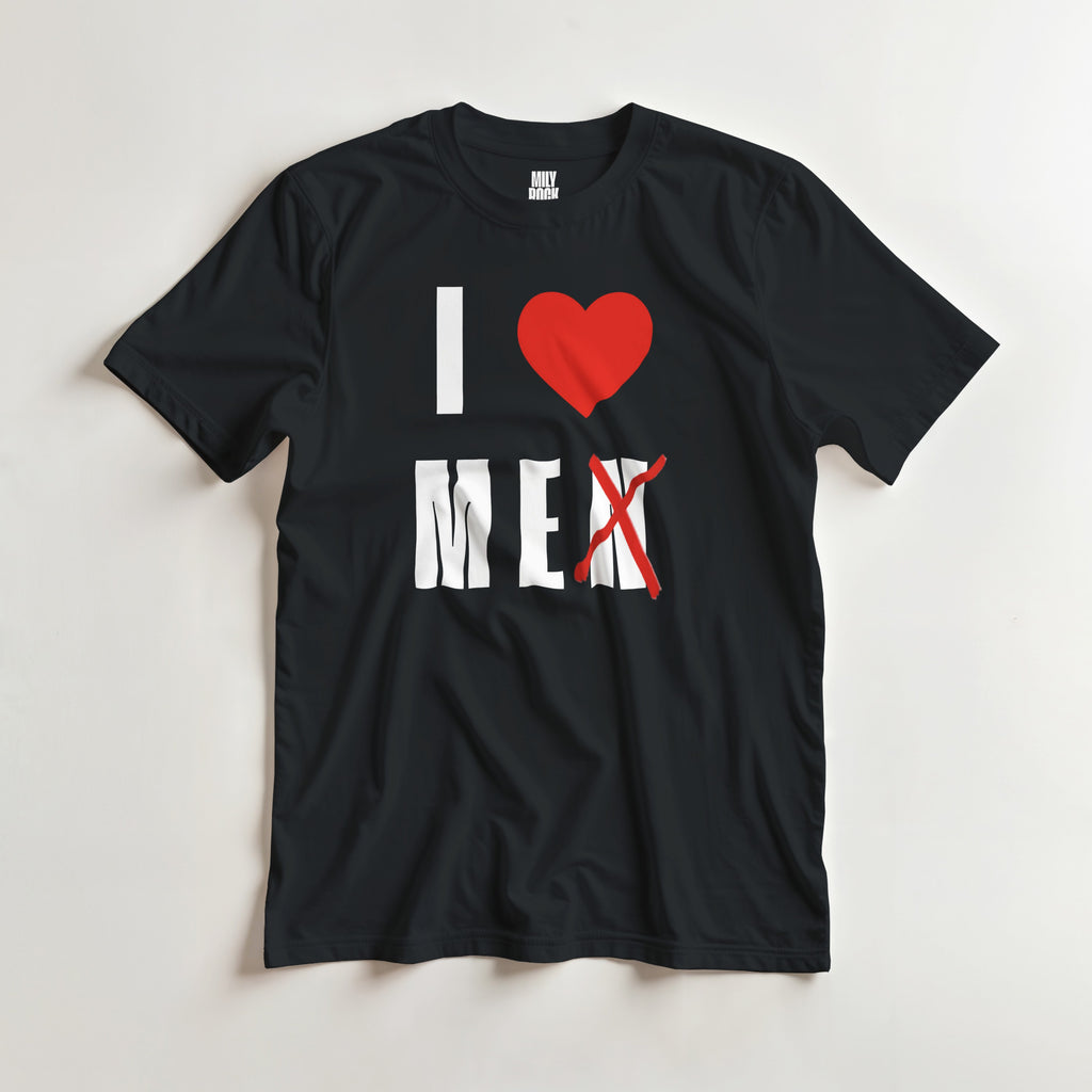 T-Shirt "I LOVE ME" aus 100% Baumwolle (Verschiedene Farben)