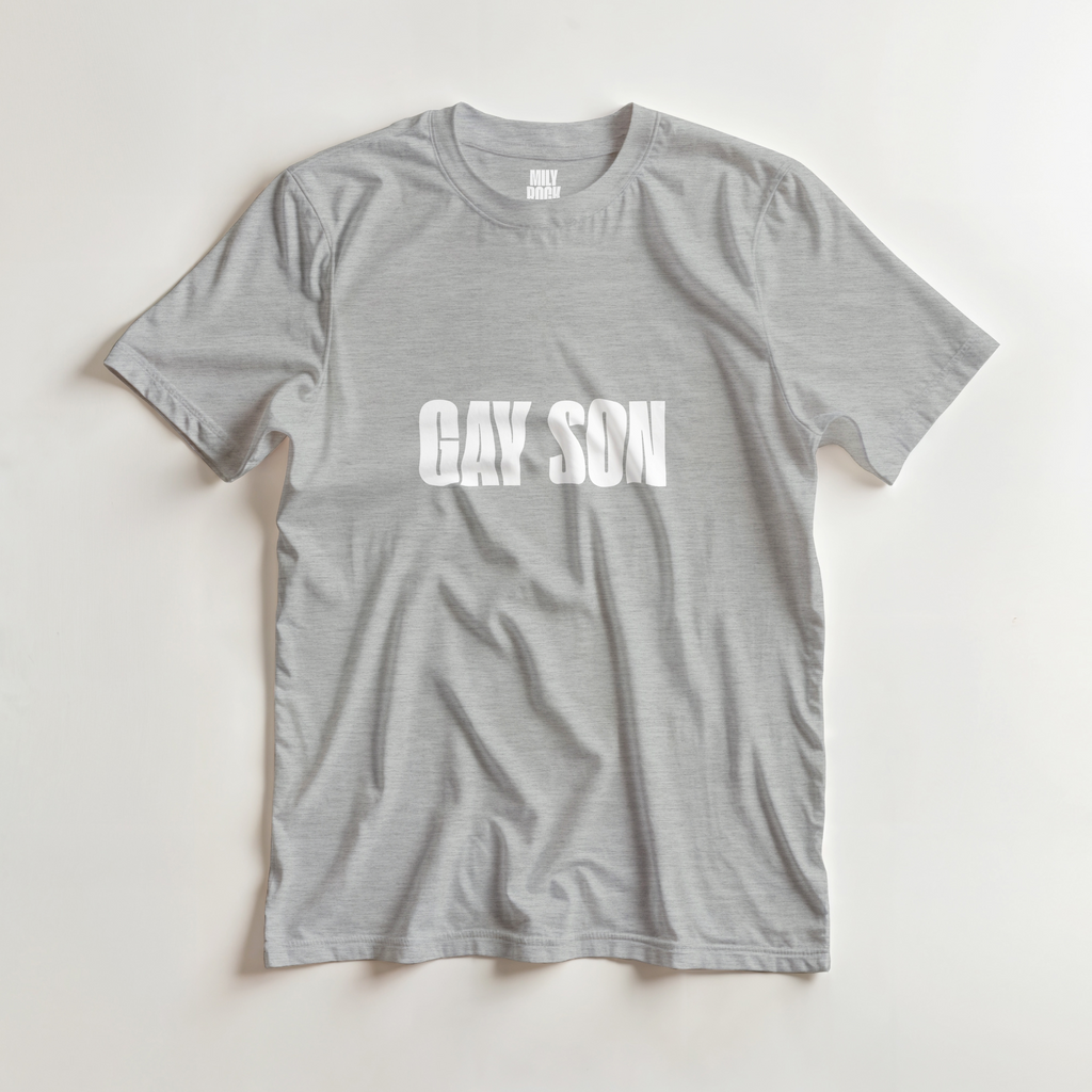 T-Shirt "GAY SON" aus 100% Baumwolle (Verschiedene Farben)