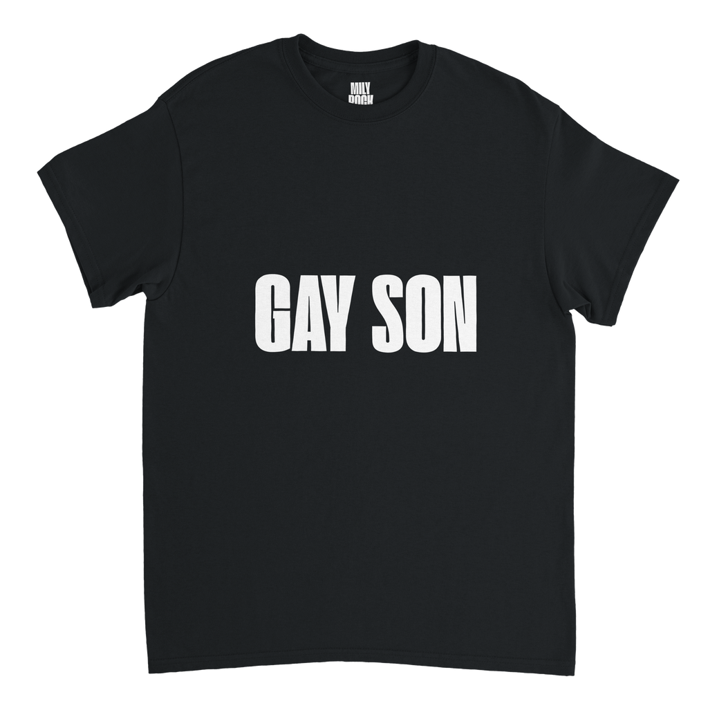 T-Shirt "GAY SON" aus 100% Baumwolle (Verschiedene Farben)