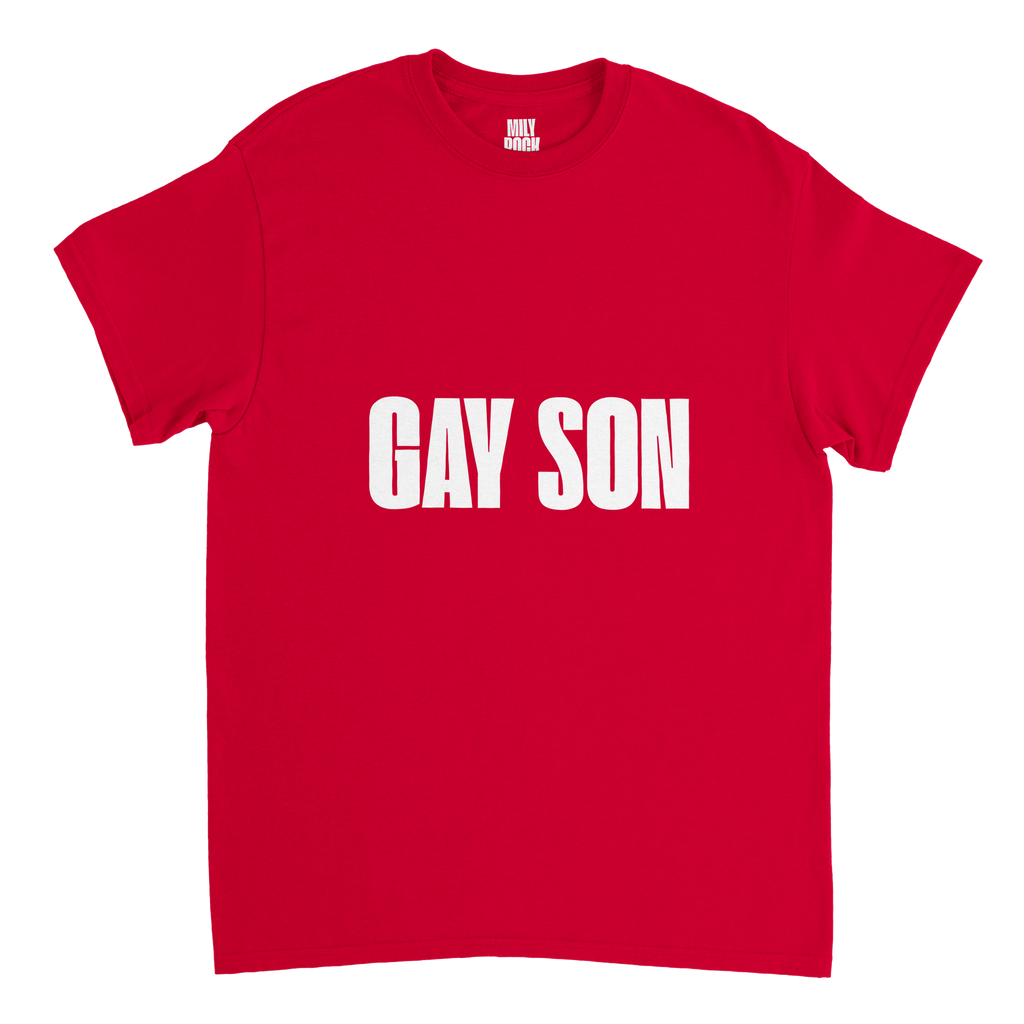 T-Shirt "GAY SON" aus 100% Baumwolle (Verschiedene Farben)