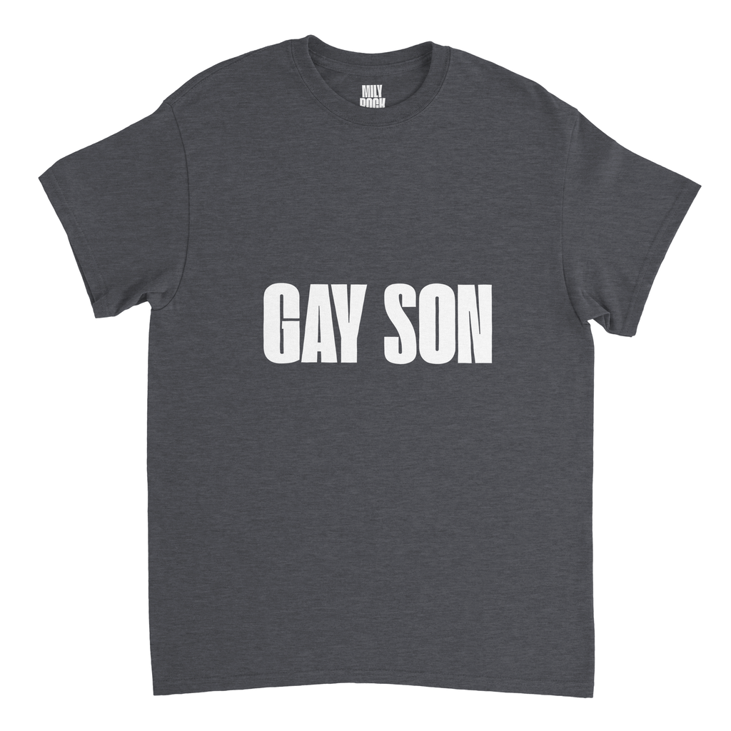 T-Shirt "GAY SON" aus 100% Baumwolle (Verschiedene Farben)