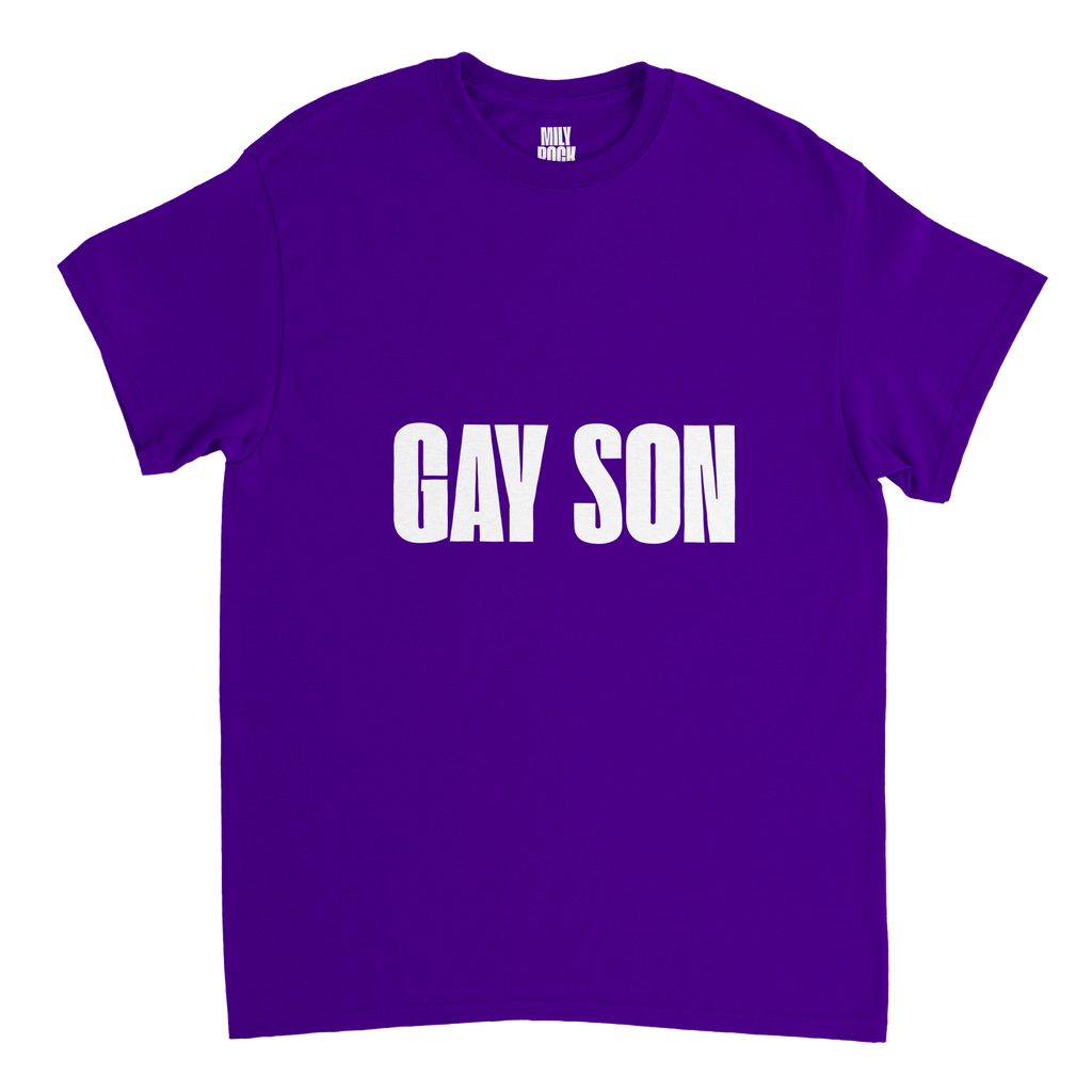 T-Shirt "GAY SON" aus 100% Baumwolle (Verschiedene Farben)