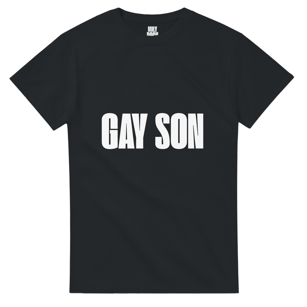 T-Shirt "GAY SON" aus 100% Baumwolle (Verschiedene Farben)