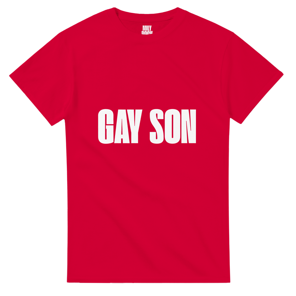 T-Shirt "GAY SON" aus 100% Baumwolle (Verschiedene Farben)
