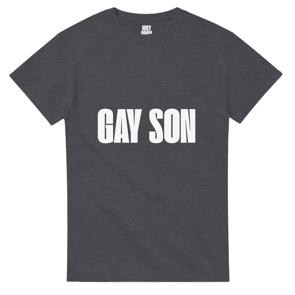 T-Shirt "GAY SON" aus 100% Baumwolle (Verschiedene Farben)