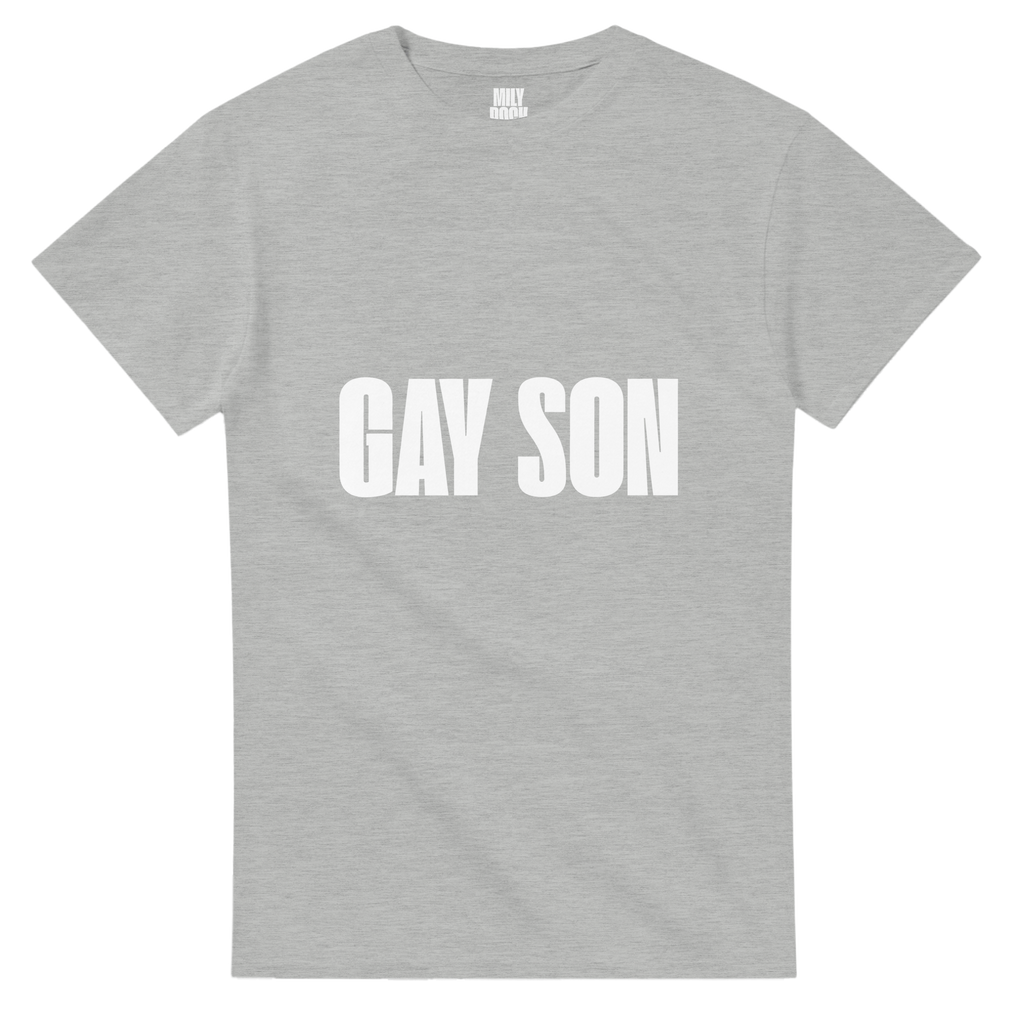 T-Shirt "GAY SON" aus 100% Baumwolle (Verschiedene Farben)