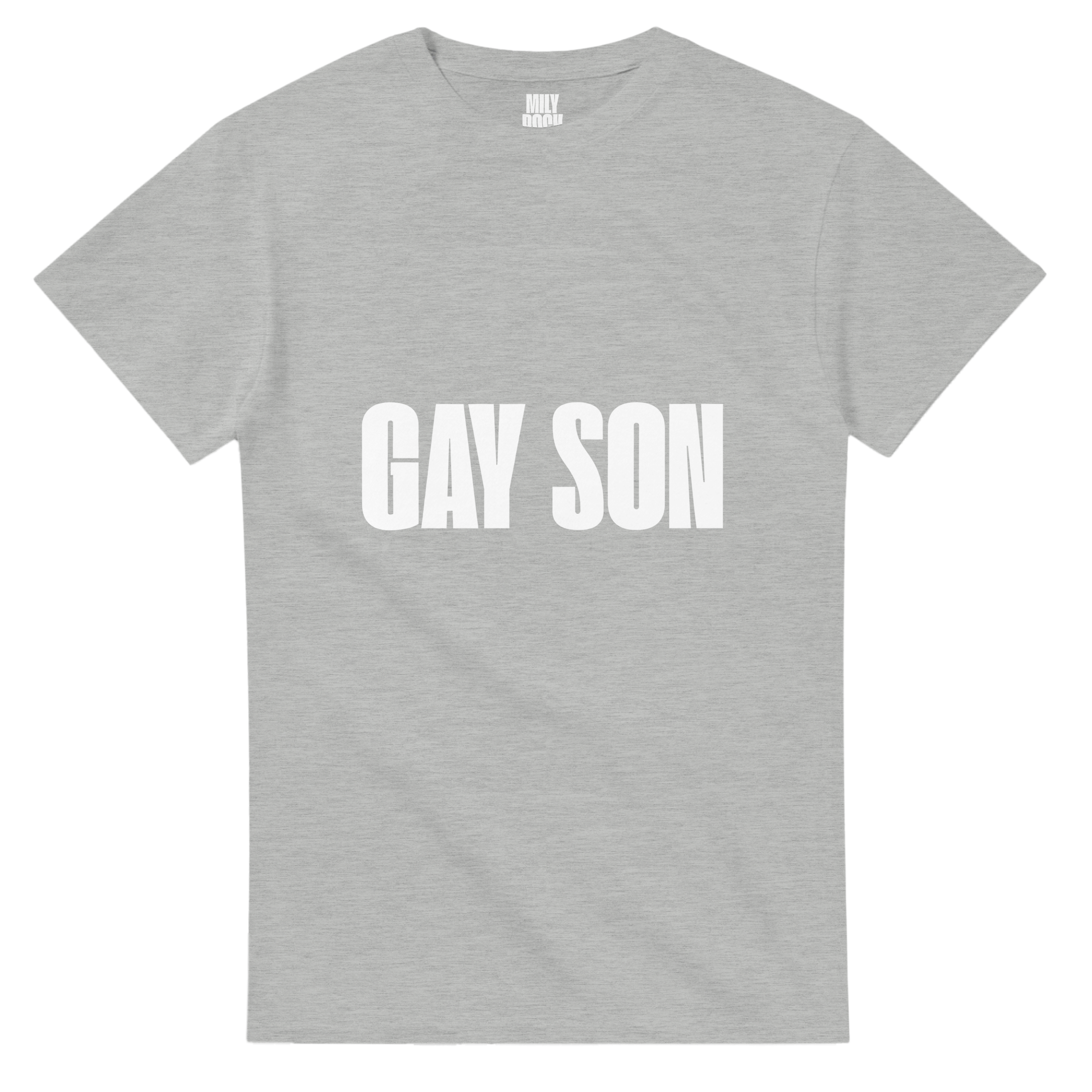 T-Shirt "GAY SON" aus 100% Baumwolle (Verschiedene Farben)